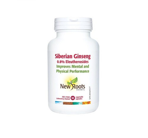 New Roots Siberian Ginseng 90 Veg Capsules