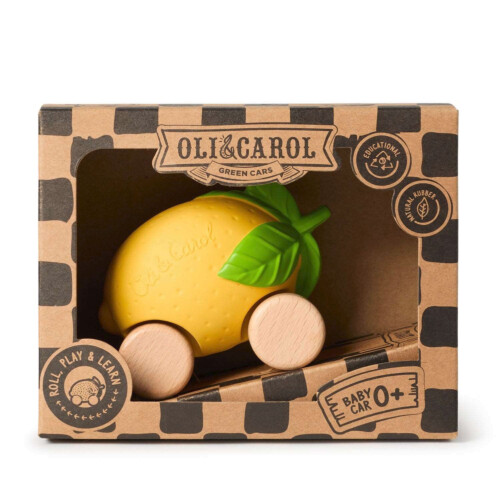Oli & Carol Lou The Lemon Baby Car Toy