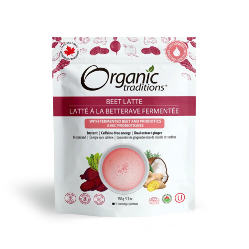 Organic Traditions Beet Latte with Probiotics 150g