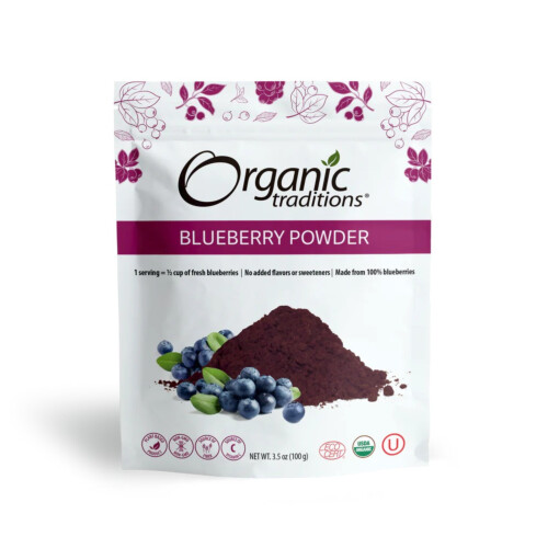 Organic Traditions Blueberry Powder Freeze Dried 100g @