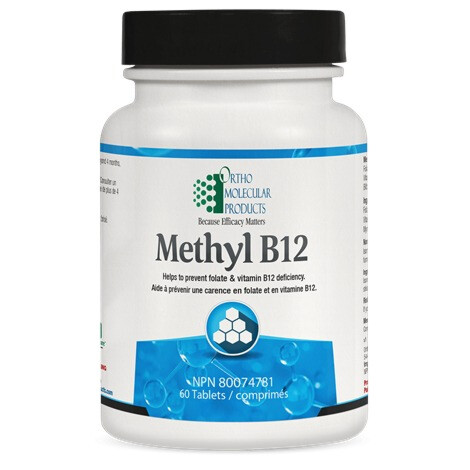 Ortho Molecular Methyl B12 60Tablets @