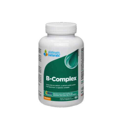 Platinum Naturals B-complex 60 Vegan Capsules @