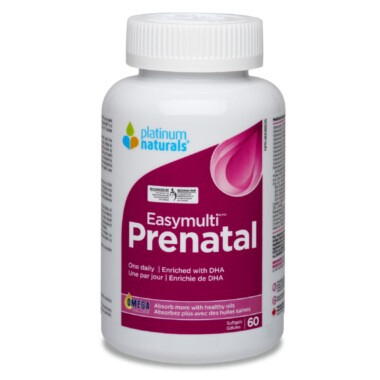 Platinum Naturals Easymulti Prenatal 60 Softgels