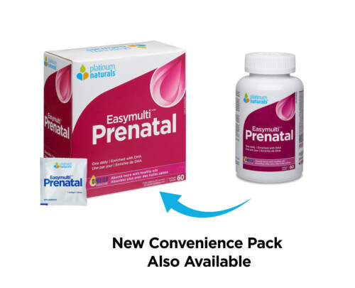 Platinum Naturals Easymulti Prenatal 60 Softgels - Daily Dose in 30 Sachets *****discontinued