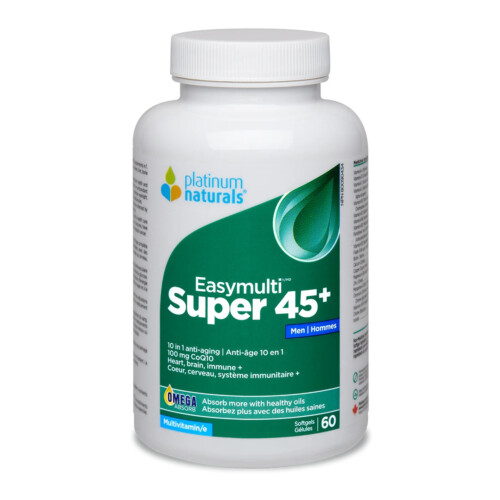 Platinum Naturals Men EasyMulti Super 45+ 60 Softgels @