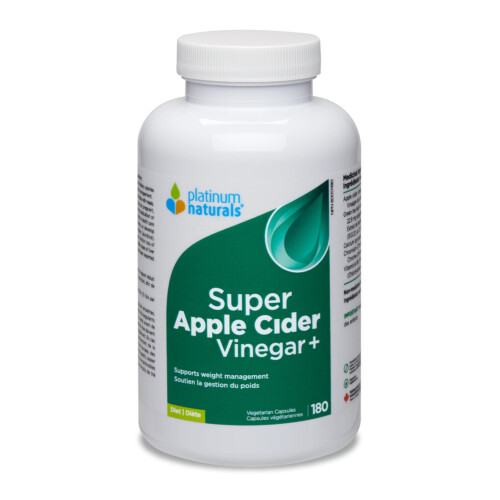 Platinum Naturals Super Apple Cider Vinegar + Diet 180Vcaps @
