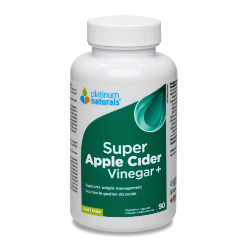 Platinum Naturals Super Apple Cider Vinegar+ Diet 90 Vegetarian Capsules