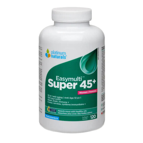 Platinum Naturals Easymulti Super 45+ Women Multivitamin 120 Softgels @