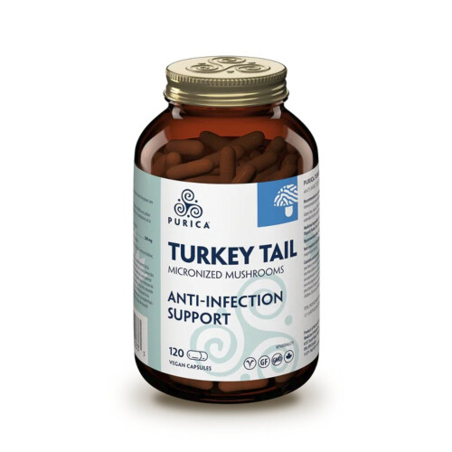 Purica Turkey Tail 120 Vegan Capsules @
