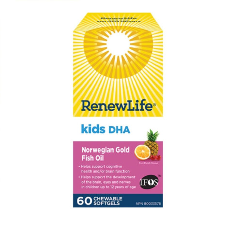 Renew Life Kids DHA 60 Chewable Softgels*****Discontinued