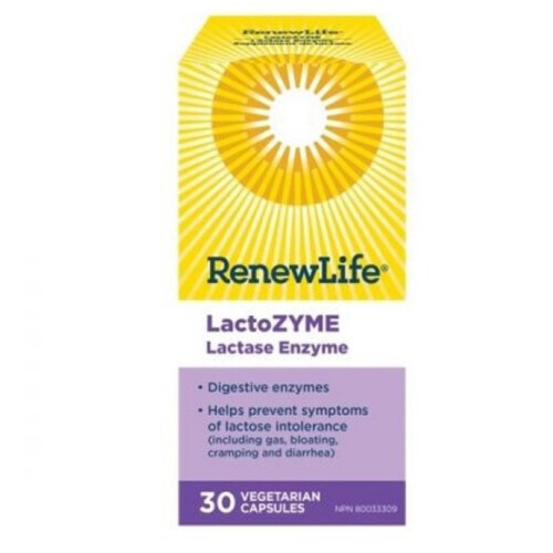 Renew Life LactoZYME 30Vcaps