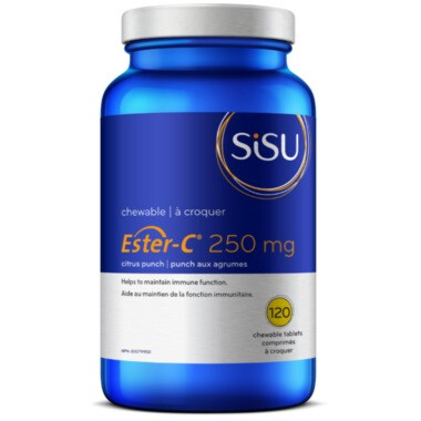 SISU Kids Ester-C 250mg - Citrus Punch 120 ChewableTablets @ *****Discontinued