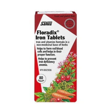 Salus Floradix Iron Tablets 80t @