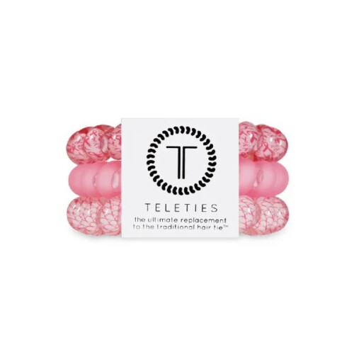 TELETIES Pink and Powerful Large Pack of 3
