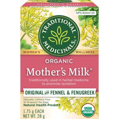 Traditional Medicinals - Organic Mother's Milk Herbal Tea - 16 Tea Bags