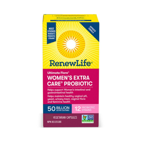 Renew Life Ultimate Flora VS For Women 50 Billion 60 Vcaps +Bonus