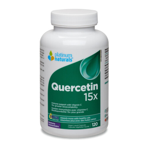 Platinum Naturals Quercetin 15X 120 Liquid Capsules