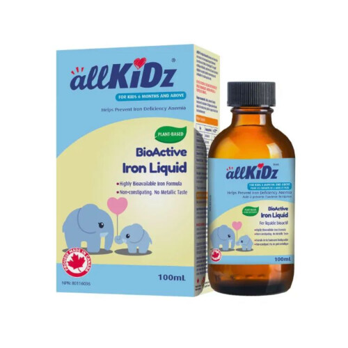Allkidz BioActive Iron Liquid 100ml @