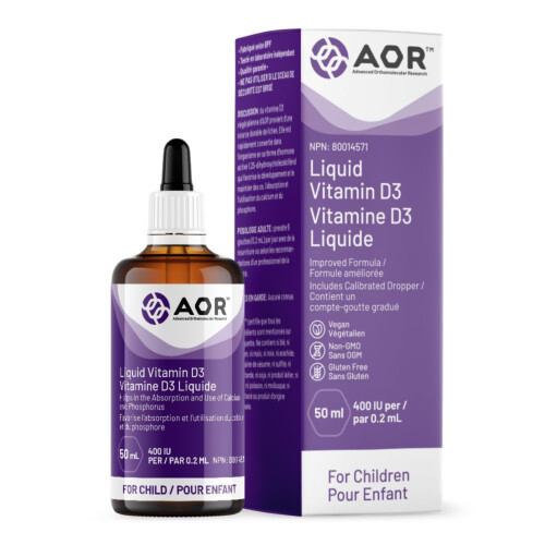 AOR Vitamin D3  For Children 50ml