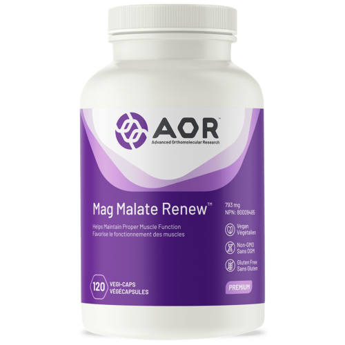 AOR Mag Malate Renew 120 VegiCaps