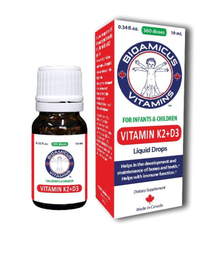 BioAmicus Vitamin K2+D3 Liquid Drops 360Doses 10ml