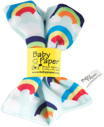 Baby Paper Crinkly Baby Toy - Rainbows