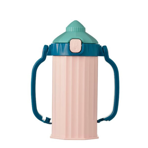 Betta Straw-Mug Circus - Pale Pink
