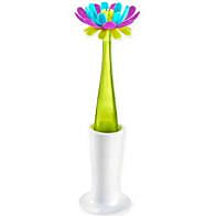 boon FORB Silicone Brush and Soap Dispensing Bottle Brush