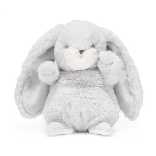 Bunnies By The Bay Tiny Nibble Bunny Plush Toy 8" - Gray