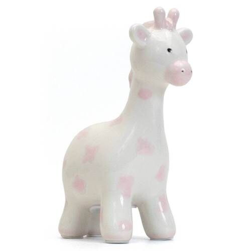 Child to Cherish Spotted Giraffe Bank - Pink