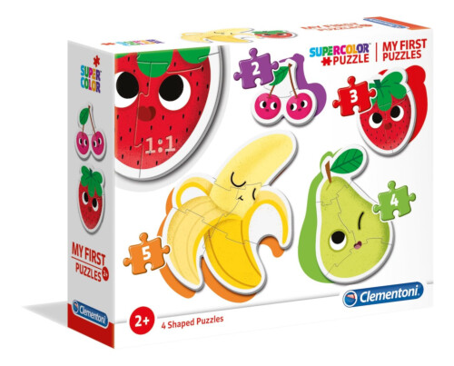 Clementoni My First Puzzle - Fruits (4 Shaped Animal Puzzles)