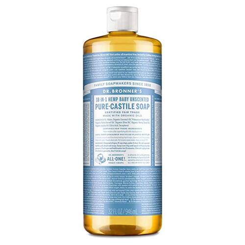 Dr. Bronner's ORG Unscent Baby Mild 472ML @