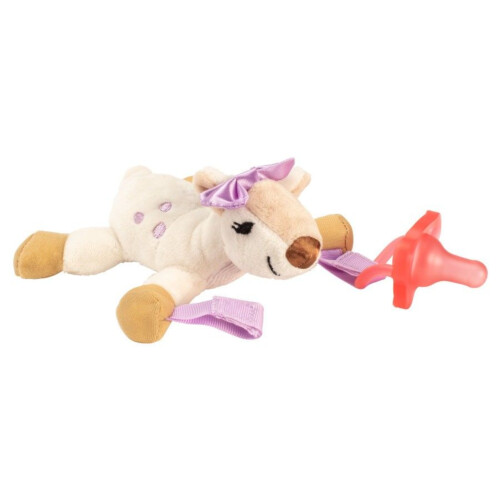Dr Brown's Lovey Pacifier & Teether Holders - Darcy the Deer