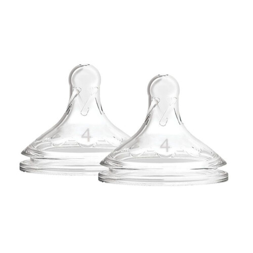 Dr Brown's Natural Flow Wide Neck Nipples 2 pack - Level 4 9m+