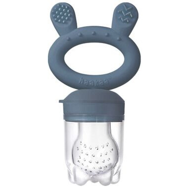 Haakaa Fresh Food Feeder & Teether - Steal Blue