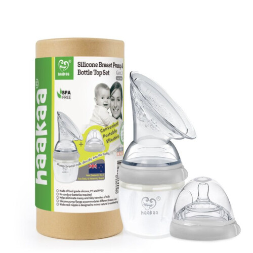 Haakaa Silicone Generation 3 Silicone Pump 160ml - Grey
