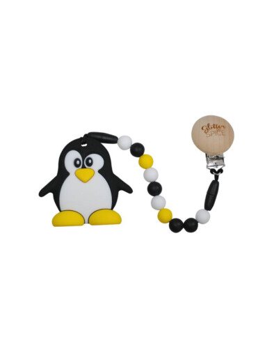 Glitter & Spice Penguin Teether