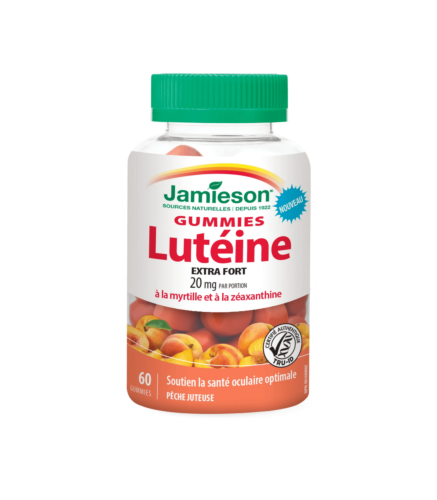 Jamieson Lutein 20mg - Peach Flavour 60 Gummies @B1+1