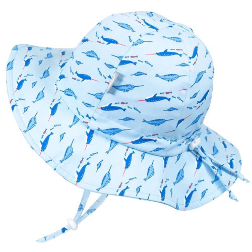 Jan & Jul Cotton Floppy Hat - Narwhale 
