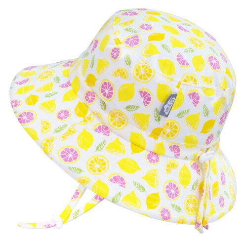 Jan & Jul Kids Sun Hat Cotton Bucket Hat - Lemon - S