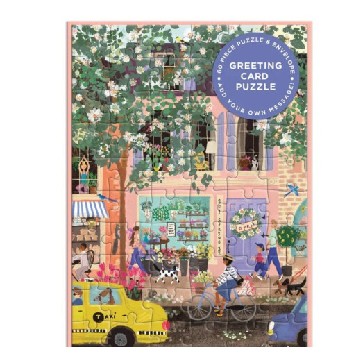 Galison Joy Laforme Spring Street Greeting Card Puzzle 60 Piece