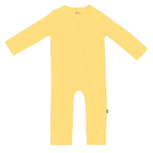 Kyte Baby Zippered Romper in Butter - 3-6 Months