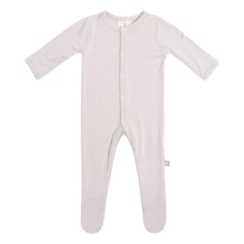 Kyte Baby Footie in Oat - Oat  0-3 months