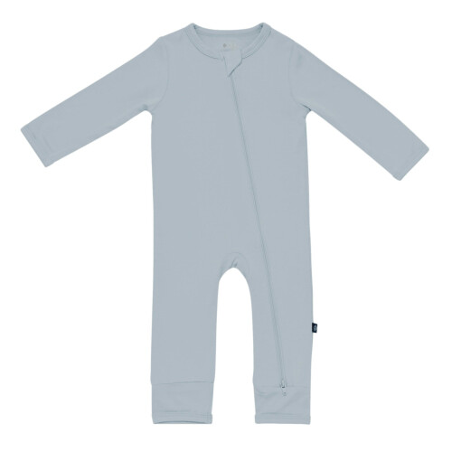 Kyte Baby Romper in Fog - Fog  0-3 months