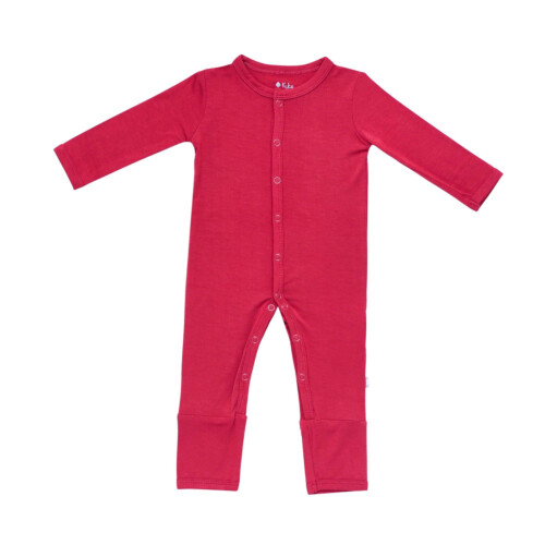 Kyte Baby Romper in Ruby - Ruby  0-3 months