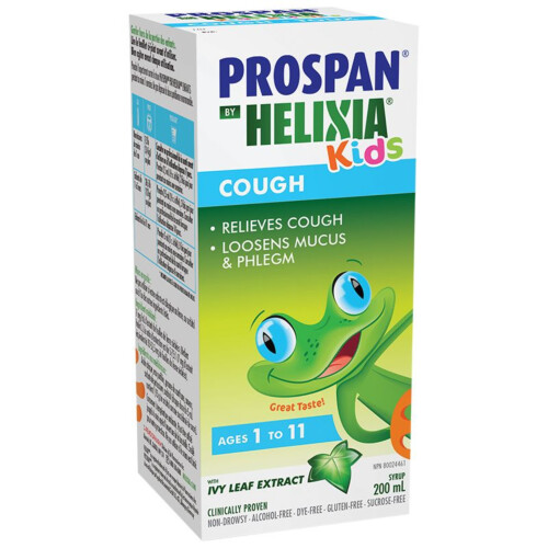 Helixia Cough Prospan Syrup for Kids For Kids Ages 1-11 200 ml