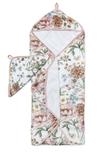 Loulou Lollipop Hooded Towel Set - Secret Garden