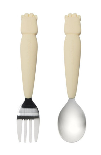 Loulou Lollipop Kids Spoon and Fork Set - Born To Be Wild - Giraffe