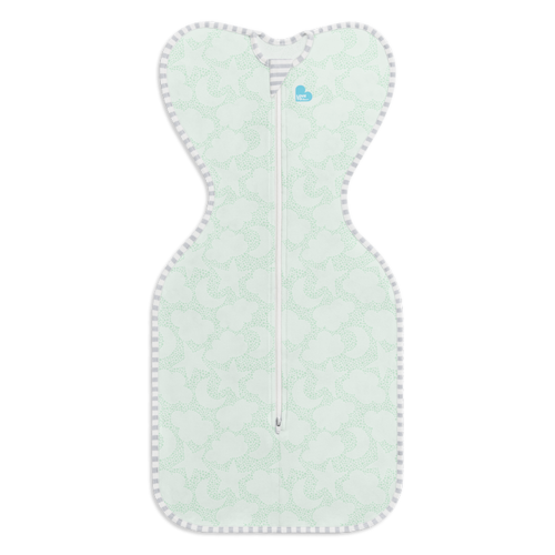 Love To Dream Swaddle UP Organic Celestial Dot Mint - Medium 1.0 Tog