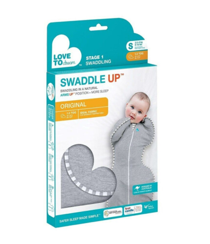 Love To Dream Swaddle UP Warm Gray - Medium 1.0 Tog